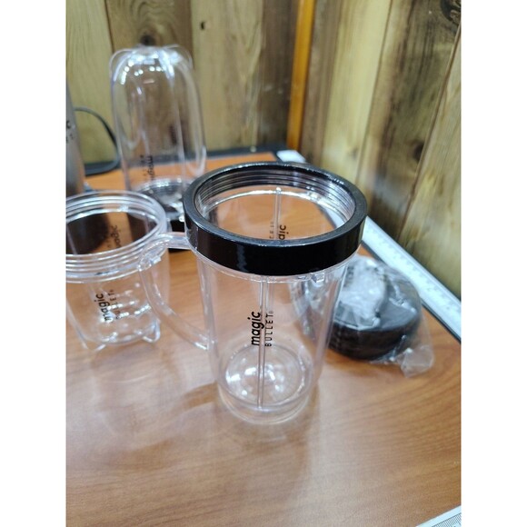 Magic Bullet 250w Mixer Blender Motor Lid Blade cups Tested MB1001B - Picture 9 of 11